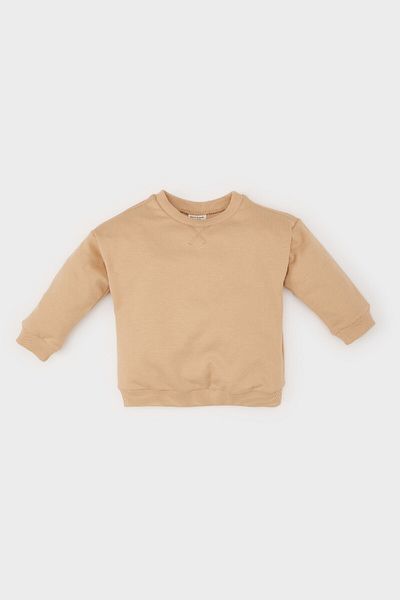 DeFacto Μαλακό γούνινο φούτερ Crew Neck για αγοράκι - E5279A524WN