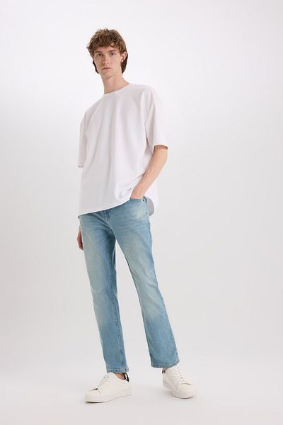 DeFacto Sergio Regular Fit - Τζιν ποδιών κανονικής μέσης E5414AX25SP