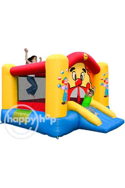 Happy Hop Clown inflatable mattress with slide