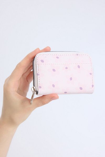 DeFacto Women's Floral Faux Leather Coin Purse E5483Axns