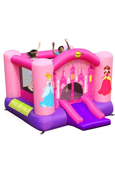 Happy Hop Inflatable mattress with slide Princesses