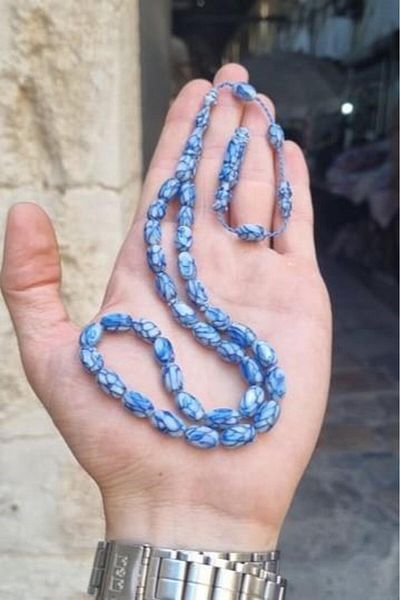 dergah tesbih جالليث سكاي بلو - مسبحة صناعة رئيسية جديدة