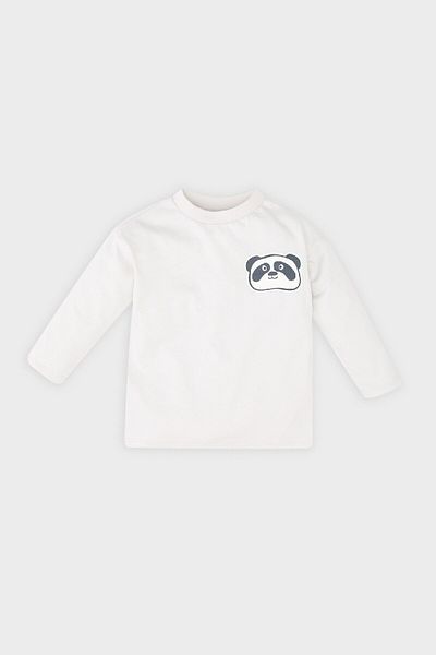 DeFacto Baby Boy Crew Neck Printed Long Sleeve T-Shirt E3652A525Sp