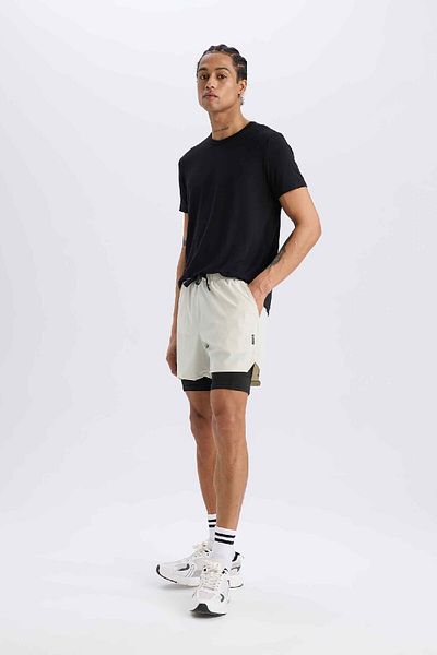 DeFacto Slim Fit αθλητικό σορτς E2759ax25sm Fit Slim Fit κολάν