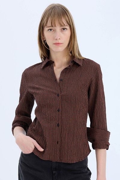 DeFacto Kariertes Langarmshirt – passend für E4936AX24AU