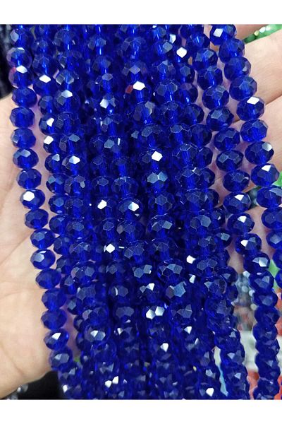 Ralp Moda 8mm Facet Cut Crystal Beads Bags and Jewelry Making 10 Strands Avg. 625-640 Pieces