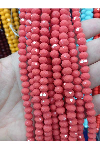 Ralp Moda 8mm Facet Cut Crystal Beads Bags and Jewelry Making 10 Strands Avg. 625-640 Pieces