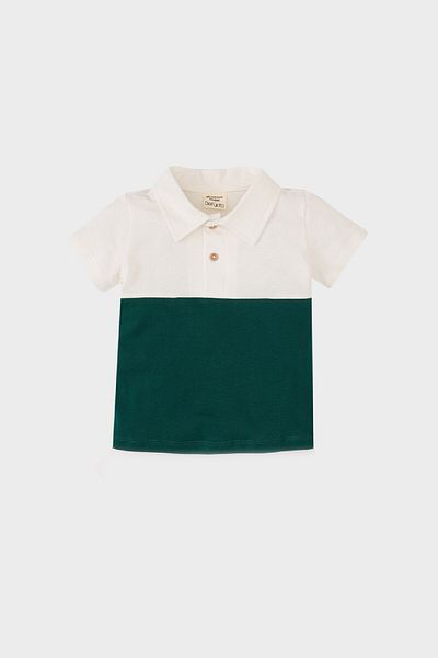 DeFacto Baby Boy Colorblock Pique Kurzarm-Polo-T-Shirt E3575A525SM