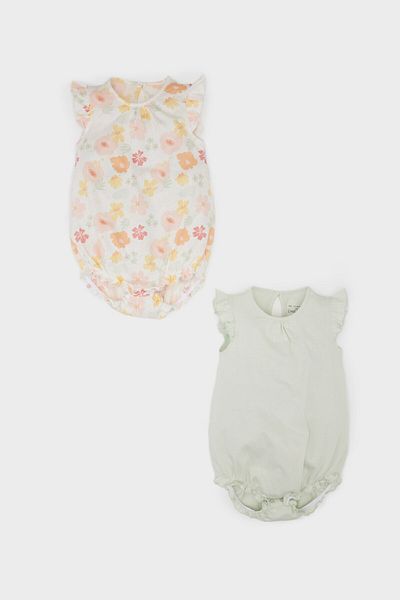 DeFacto Baby Girl 2-Piece Short Sleeve Bodysuit C4373A525Sm