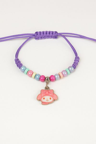 MakeWell Designed Kuromi Hello Kitty and Cinnammaroll Leather Drawstring Bracelets