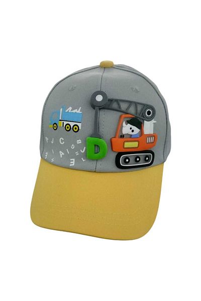 Aware Time 4-8 Years Old Boy's Summer Hat with Velcro Back Figure