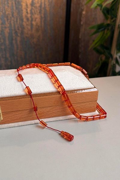 dergah tesbih Üstad Erkan Çubukcu System Design Clamping Amber Prayer Beads