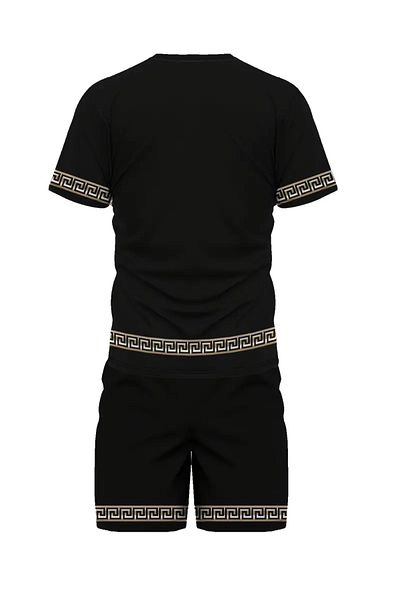 bellanova Tshirt and Shorts Set, Lace-Up Printed