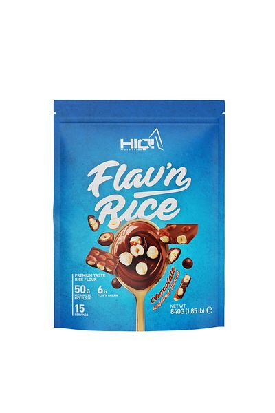 HIQ NUTRITION Hiq Flav'N Rice 840g 巧克力榛子味