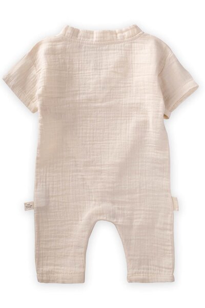 Cigit Βιολογική φόρμα μουσελίνας με διπλό στήθος 0-9 μηνών Natural