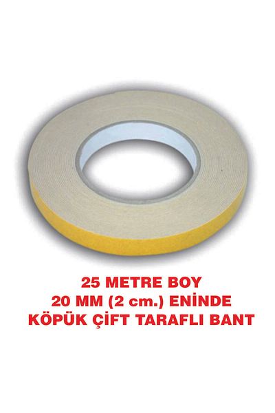ELF DOUBLE SIDED SILICONE FOAM TAPE (25 METERS LENGTH 20 MM/2 CM ENDE)