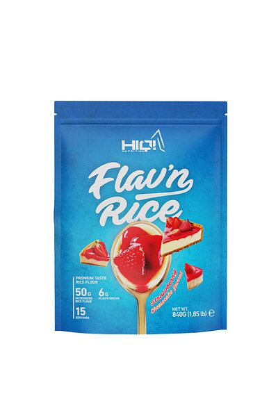 HIQ NUTRITION Hiq Flav'N Rice 840g Strawberry Cheesecake Flavored