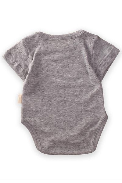 Cigit Gray Melange - Basic Zıbın Children's Money Deer between 0-3 Years