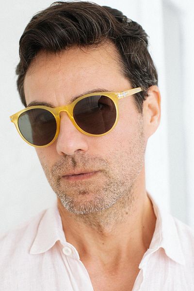 Bilge Karga Mateo Yellow Green Men's Sunglasses