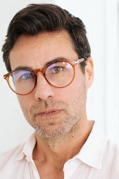 Bilge Karga Mateo Orange Men's Blue Light Protective Glasses