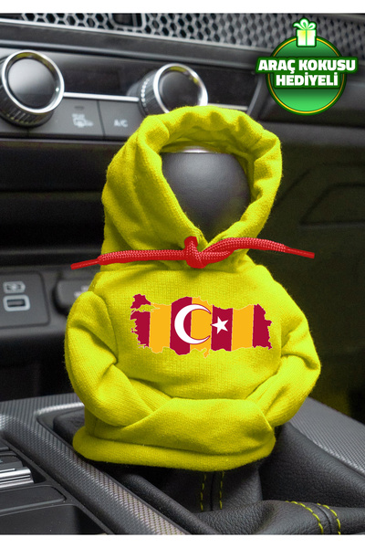 Freeyez Yellow Red Shift Hoodie - Vehicle Apparel, Fleece and Knob
