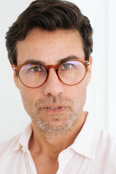 Bilge Karga Mateo Orange Men's Blue Light Protective Glasses
