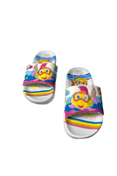 Calx papuci unisex pentru copii cu figurine de pește