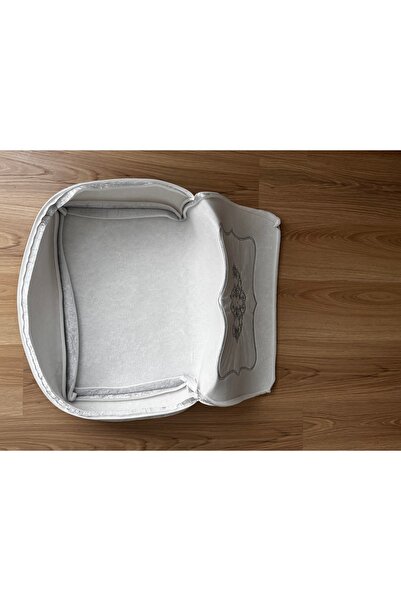 CONSTRAİN Çeyizlik Kadife Işlemeli 3’lü Işlemeli Nakışlı Bohça Nişan Gelin Damat Hurcu