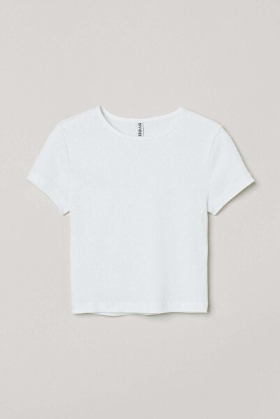 H&M Ribbed cropped top