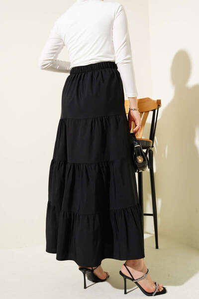 VOLT CLOTHİNG Women's Bow Gypsy Skirt