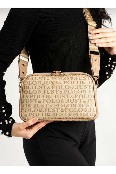 Just Polo Justpolo Women's 5-Eye Monogram Printed Bag Wallet Combination