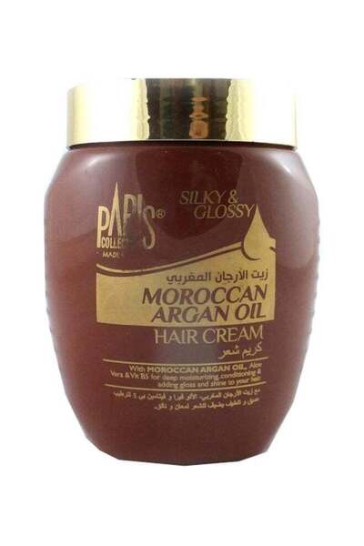 Paris Collection كريم الشعر بزيت الأرغان المغربي شفاف 475 مل