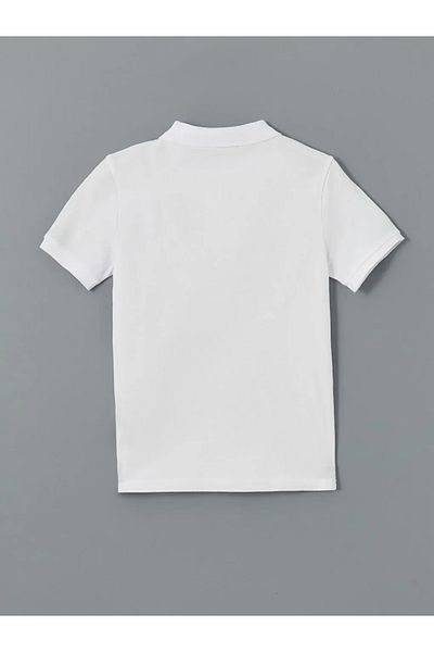LC Waikiki Tricou LCW alb cu guler polo pentru băiat pe 23 aprilie