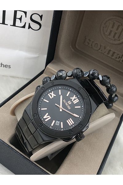 Homies Homies Men's Wristwatch Natural Stone Bracelet with Gift Hms- 202505632