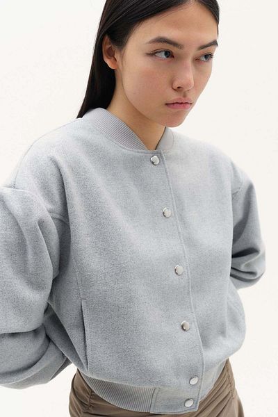 H&M Felted bomber jacket
