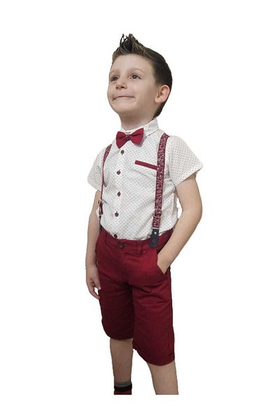 PefyBaby Eid Special Day Wedding Shirt and Bow Tie Men's Suit