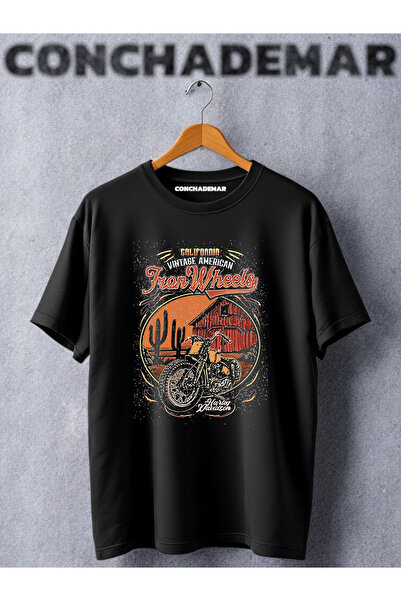 Vordevia Tricou oversize cu imprimeu Chopper