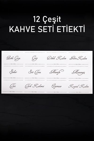 Dolkin Home Suaya Resistant 12 Para Coffee Kit 7 cm X 4.5 cm Tag