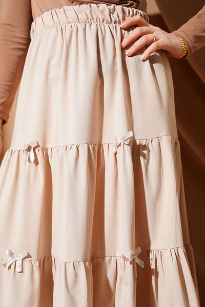 VOLT CLOTHİNG Γυναικεία Φούστα Τσιγγάνα με Φιόγκο