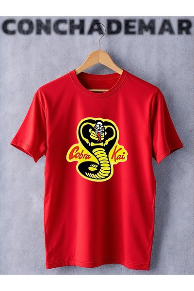 Vordevia Cobra Kai Printed Oversize T-Shirt