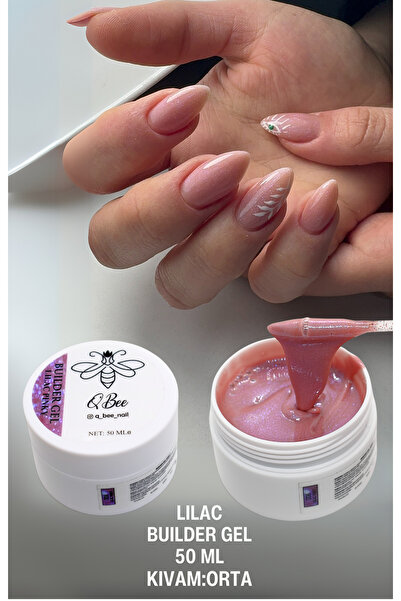 QBEE PROFESSIONAL 50ml Protez Tırnak Jeli Builder Gel Lilac Pinky