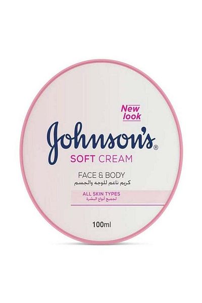 Johnson's كريم الجسم جونسون لترطيب يدوم 24 ساعة وناعم 100ملليلتر