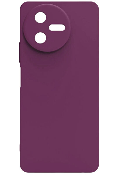 CASPER Via A40 Uyumlu Kılıf Esnek Silikon Kamera Koruma Çıkıntılı Mor