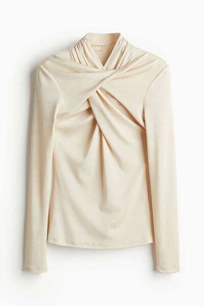 H&M Draped jersey top