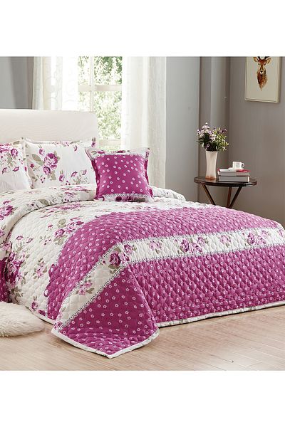 Generic Compressed Comforter Set Twin Size Tow color, 4 Pieces, Single Size 160x210cm