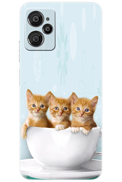 CASPER Via X30 / X30 PLUS Uyumlu Kılıf Desen Baskılı Silikon Yavru Kediler ST...