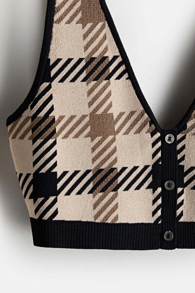 H&M حمالة صدر من قماش الجاكار