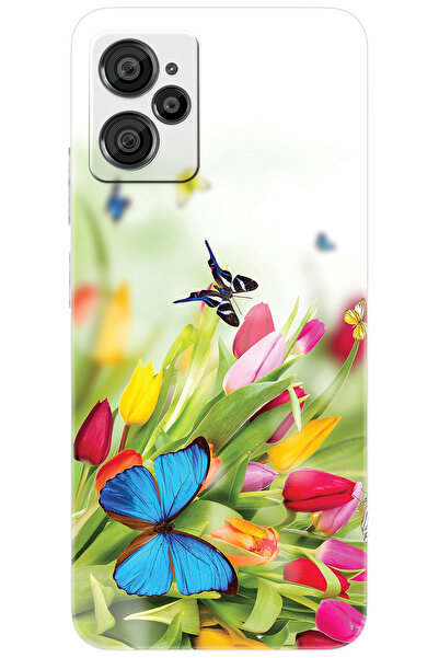 CASPER Via X30 / X30 PLUS Uyumlu Kılıf Desen Baskılı Silikon Kelebekler STK:542 CP-9fNmzYi