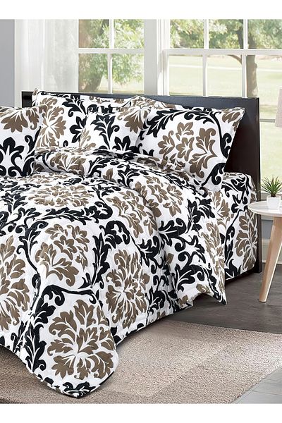 Generic Compressed Comforter Set Twin Size Tow color, 4 Pieces, Single Size 160x210cm