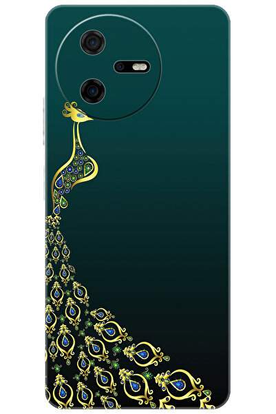 CASPER Via A40 Uyumlu Kılıf Desen Baskılı Silikon Tavus Kuşu STK:540 CP-ejDXvqa